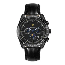 BENLING Men Dial & Leather Straps Analogue Automatic Watch BENL-0003-BLK-BLK STR-picture-24