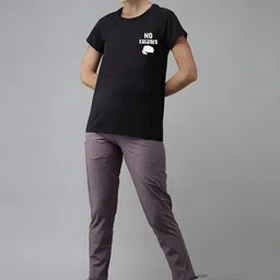 TRENDSATTIRE Round Neck Short Sleeves Regular Fit T-shirt image 3