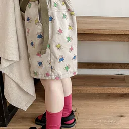 LULU & SKY Girls Printed High-Rise Shorts image 2