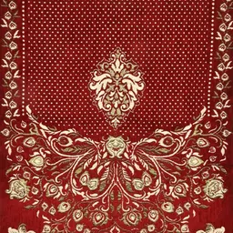 Furnishing Hut Maroon & Maroon Chenille Sofa Cover image 2