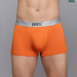 HRX by Hrithik Roshan Pack Of 2 Ultrasoft Elastic Trunks HRX_TRK_001_OR_GRN_2PC-image-67