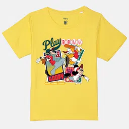 YK Disney Boy's Graphic Printed Round Neck Pure Cotton T-shirt-picture-45