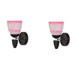 SOMIL Pink Glass Cylinder Wall Lamps-picture-29