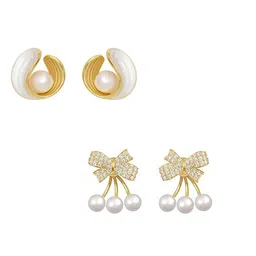 Pinapes Geometric Drop Earrings-picture-27