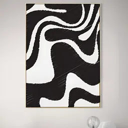 nestroots White & Black Canvas Wall Art-picture-20