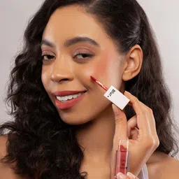 BLUR INDIA Call Me Daddy Nude Matte Liquid Lipstick 5ml - Plum image 2