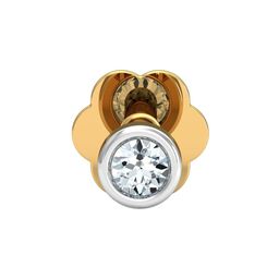 KUBERBOX Women 14KT Gold Diamond Nosestud-0.02Ct-picture-30
