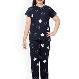 Ninos Dreams Girls Printed Night suit-picture-22