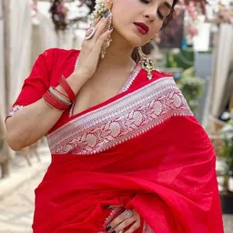 Moda Rapido Art Silk Banarasi Saree image 2