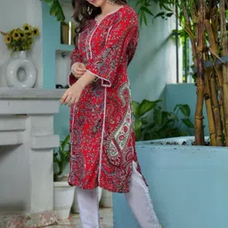Wawlooks Ethnic Motifs Printed Kurta image 2