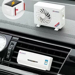 Flenzy AC Design Car Air Freshener Solar Perfume for Dashboard-picture-38