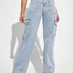 DressBerry Comfort Straight Fit Mid-Rise Stretchable Jeans-image-8