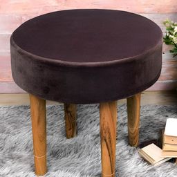 Ikiriya Brown Wooden Round Stool-picture-37