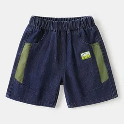 LULU & SKY Boys Loose Fit High-Rise Denim Shorts image 3