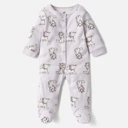 Juniors by Babyshop Girls Printed Long Sleeve Cotton Sleepsuit-image-82