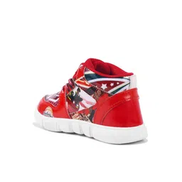 PU-PINE Boys Red Synthetic Leather Sneakers image 5