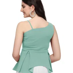 GADHESARIYA Off-Shoulder Peplum Top image 3