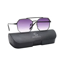 Eyejack Unisex Wayfarer Sunglasses with UV Protected Lens B80776CL883 image 5
