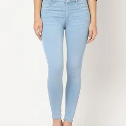 Kraus Jeans Women Skinny Fit High-Rise Light Fade Jeans-picture-10