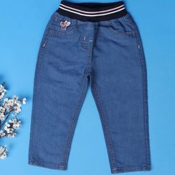 V-Mart Unisex Kids Slim Fit Slash Knee Jeans-picture-41