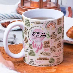 mba gift wala Positive Self Love Motivational Printed Cup, Motivational Quote Ceramic Coffee Mug-picture-12