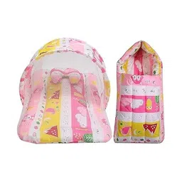 Fareto Kids Printed Cotton Baby Bed Set-picture-13