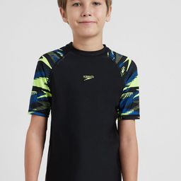 Speedo Boys Endurance10 Hyperboom Print Short Sleeve Suntop-picture-36