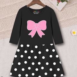 YK X Trampoline Girls Printed Cotton Fit & Flare Dress-picture-11
