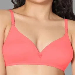 Eden Pack Of 2 Full Coverage Slip-On Seamless Cotton Sports T-shirt Bra image 3