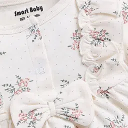 Smart Baby Floral Applique A-Line Dress image 5