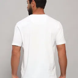 Cantabil Typography Printed Round Neck Regular Fit T-shirt image 5