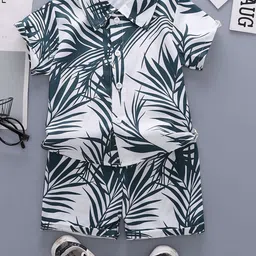 StyleCast x Revolte Boys Printed Short Sleeves Shirt With Shorts-picture-41