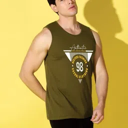 WOOSTRO Men Pack of 2 Typography Printed Slim Fit T-shirt image 4