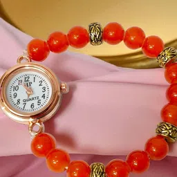 KAVIM Women Bracelet Style Beaded Analogue Watch WT 2545-picture-17