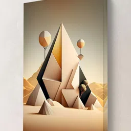 Myntra Elegant Homes Beige Canvas Other Wall Paintings image 4