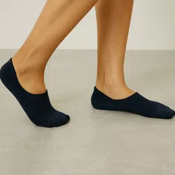 ZEVORA Men Pack Of 5 Shoe-Liner Socks image 2