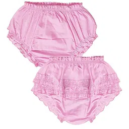 Fancy Walas Infant Girls Pack Of 3 Cotton Basic Briefs FW330_Multi_S_PK03. image 4