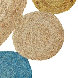 Art Avenue Duster Beige Geometric Circular Shaped Hemp Carpet image 3