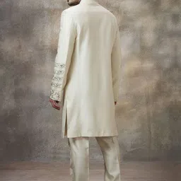 Rivaar By Rocky Star Embroidered Sherwani Set image 3