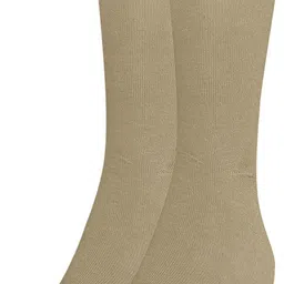 MUKHAKSH Unisex Beige Socks image 1