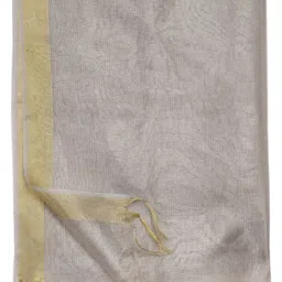 muffly Cotton Silk Solid Grey Women Dupatta image 5