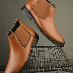 Vellinto Men Casual Chelsea Boots-image-9