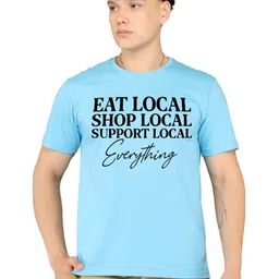 BRAWNY BATTLER Men Typography Printed Round Neck Cotton T-shirt image 5