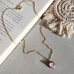 Octagon hub Gold-Plated Necklace image 3