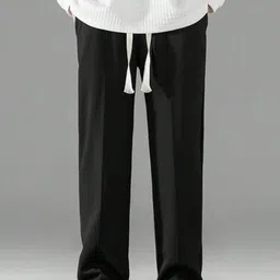 Imsa Moda Men Loose Fit High-Rise Trousers image 4