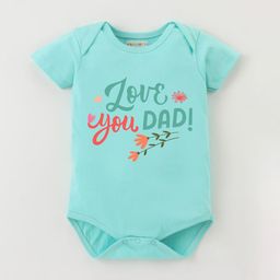 BLUSHES Infants Fathers Day Theme Printed Pure Cotton Onesie-picture-40