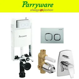 parryware Half Frame Concealed Cistern, with divater body upper edge set of 1 pic 040 Dual Flush Tank-picture-27