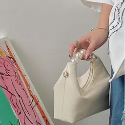 PURPLEHUNT Women Leather Bucket Handheld Bag image 4