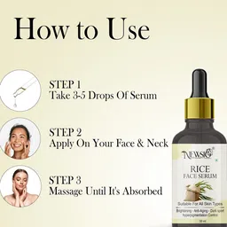Newsio Set Of 2 Rice Water Serum-30ml Each image 3