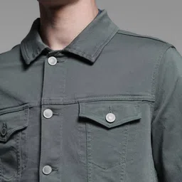 Jack & Jones Men Denim Jacket with Embroidered image 2